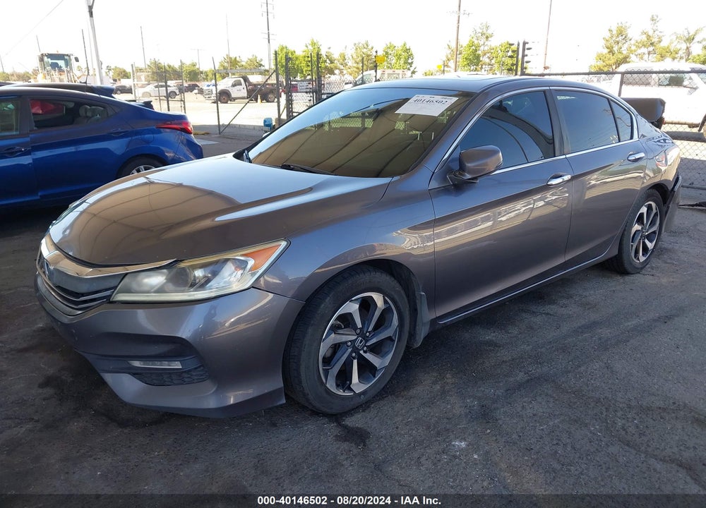 2016 HONDA ACCORD EX-L VIN: 1HGCR2F80GA033517