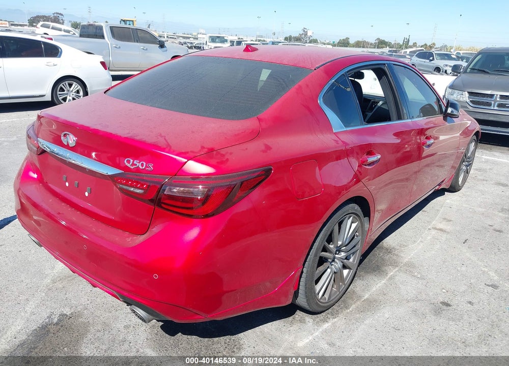 2019 INFINITI Q50 3.0T RED SPORT 400 VIN: JN1FV7AP9KM760331