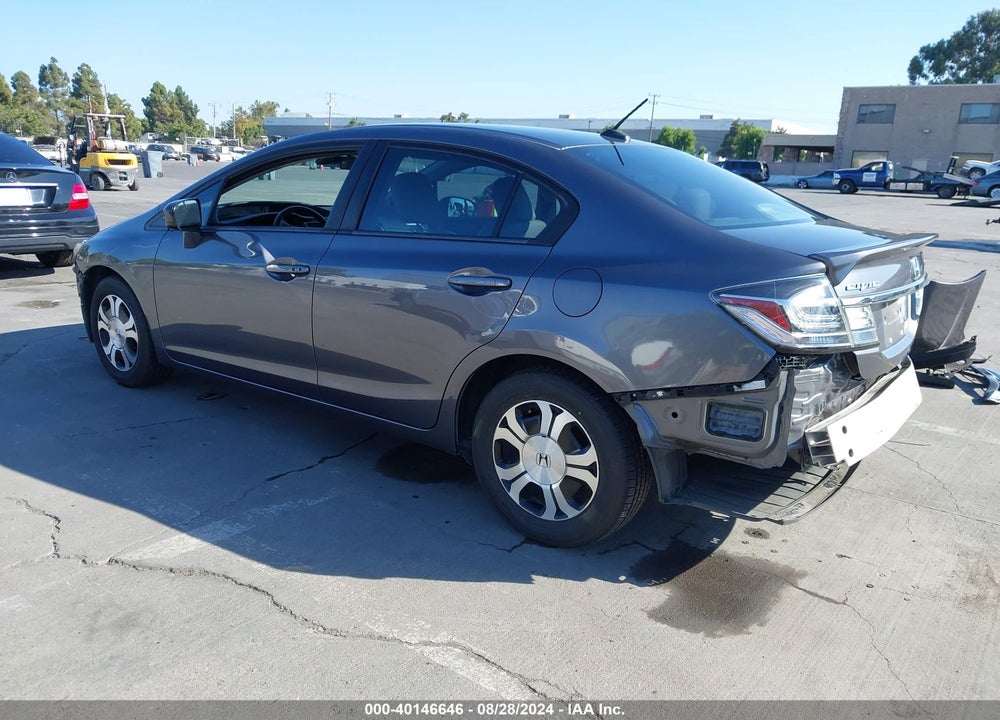 2015 HONDA CIVIC HYBRID VIN: 19XFB4F38FE002091