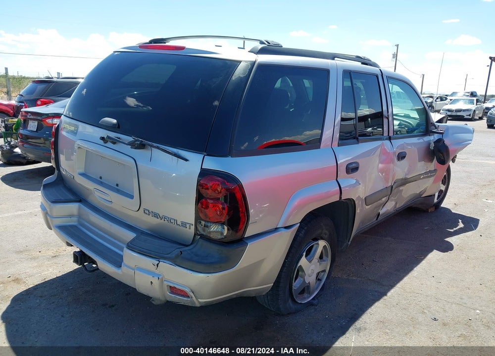 2004 CHEVROLET TRAILBLAZER VIN: 1GNDT13S542406546