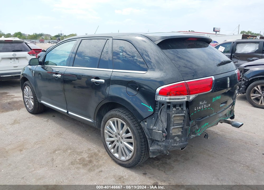 2013 LINCOLN MKX VIN: 2LMDJ6JK1DBL49156