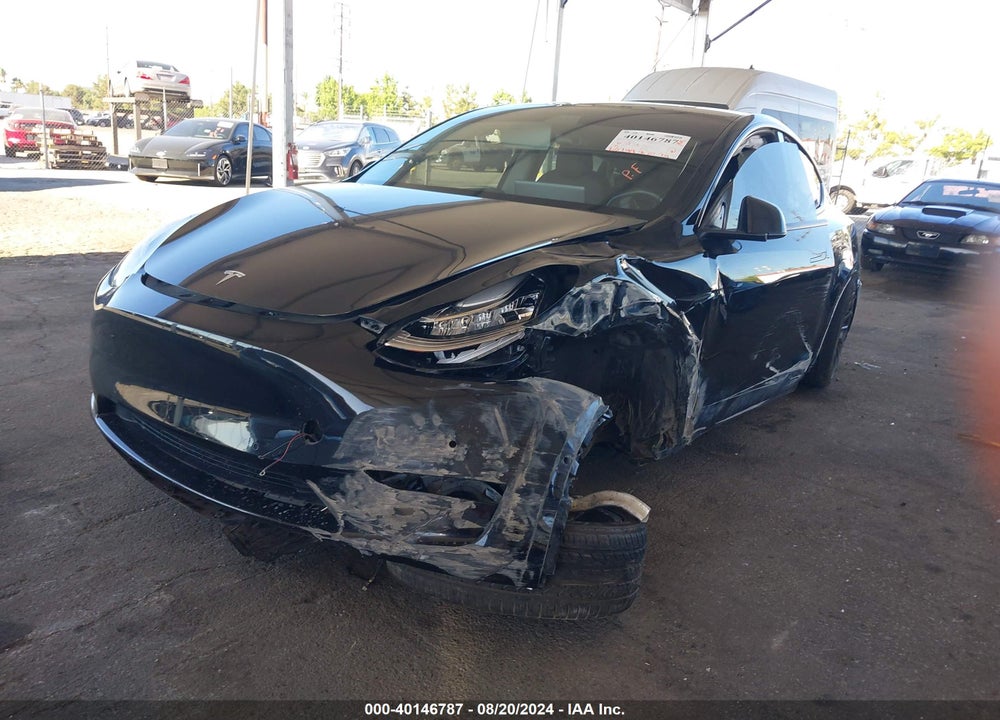 2021 TESLA MODEL Y LONG RANGE DUAL MOTOR ALL-WHEEL DRIVE VIN: 5YJYGAEEXMF150410