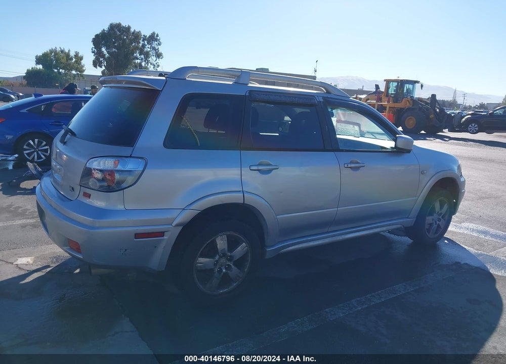 2006 MITSUBISHI OUTLANDER SE VIN: JA4LX41F86U003789