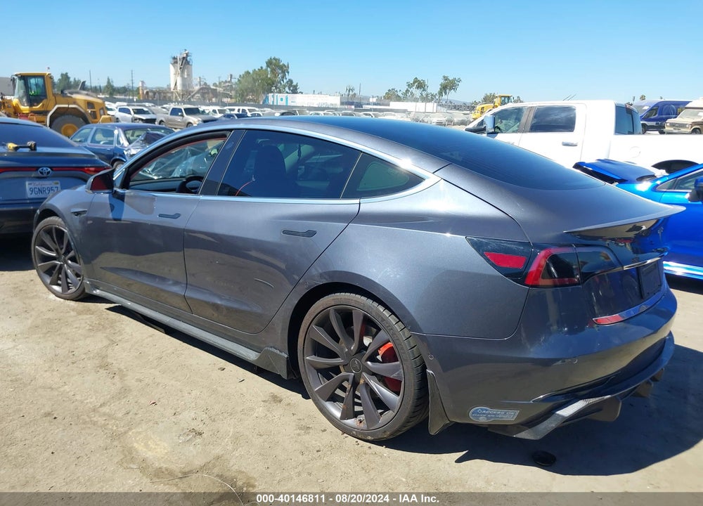 2020 TESLA MODEL 3 PERFORMANCE DUAL MOTOR ALL-WHEEL DRIVE VIN: 5YJ3E1EC5LF796225
