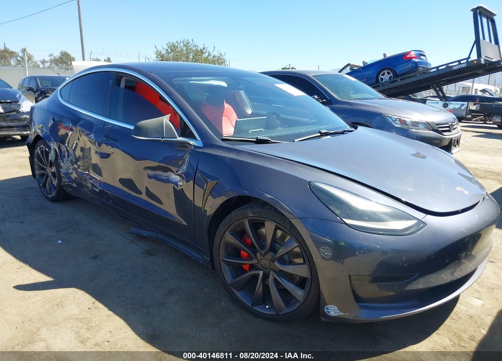 2020 TESLA MODEL 3 PERFORMANCE DUAL MOTOR ALL-WHEEL DRIVE VIN: 5YJ3E1EC5LF796225