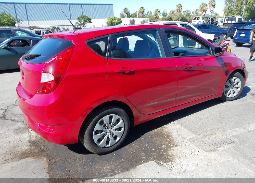 2016 HYUNDAI ACCENT VIN: KMHCT5AE8GU243470