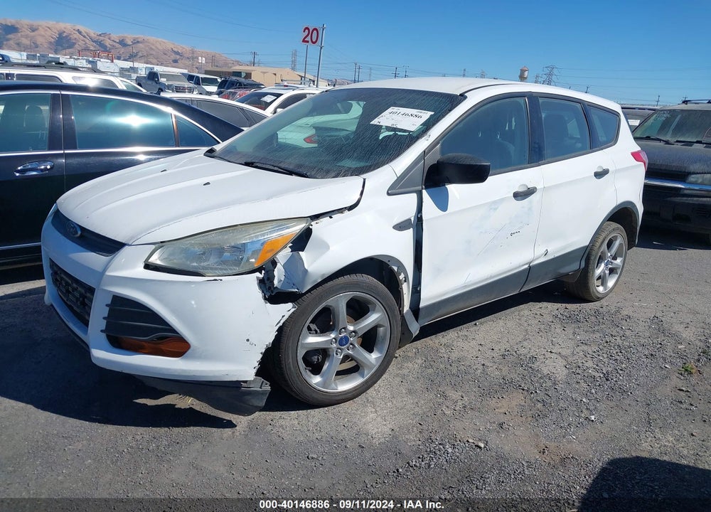 2016 FORD ESCAPE S VIN: 1FMCU0F74GUB62668