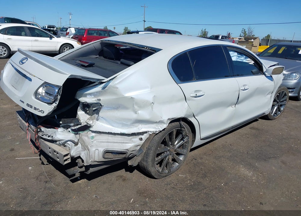 2006 LEXUS GS 300 VIN: JTHCH96S060009274