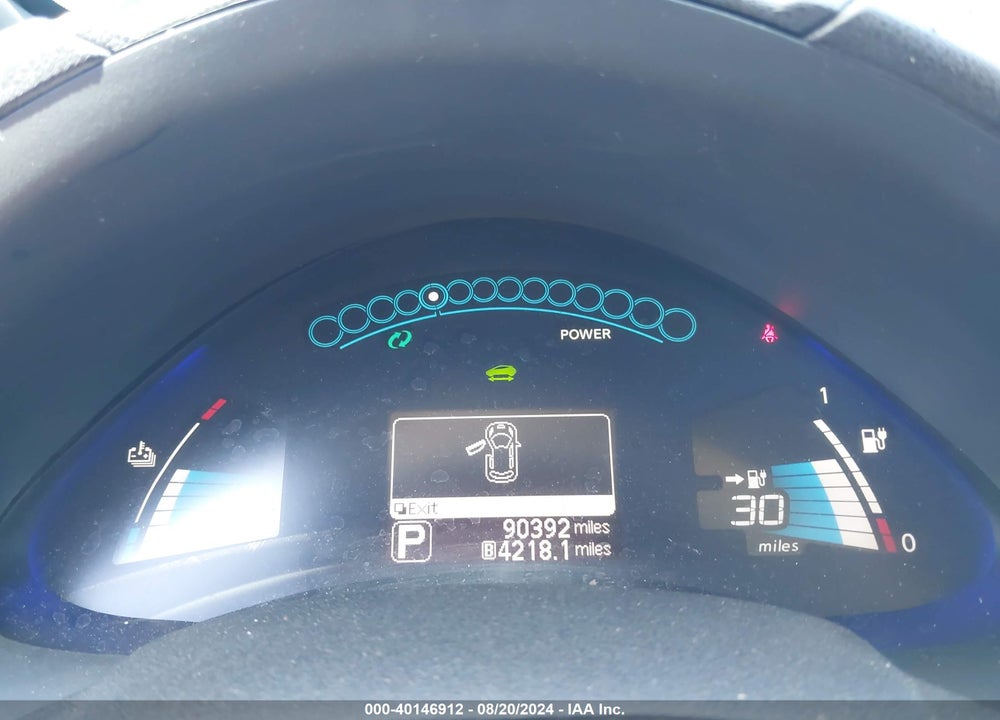 2013 NISSAN LEAF S VIN: 1N4AZ0CP9DC425620