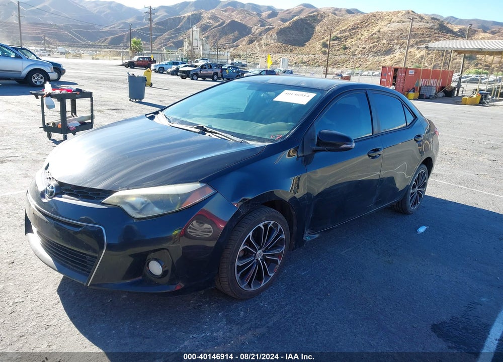 2014 TOYOTA COROLLA S PLUS VIN: 5YFBURHE5EP067952