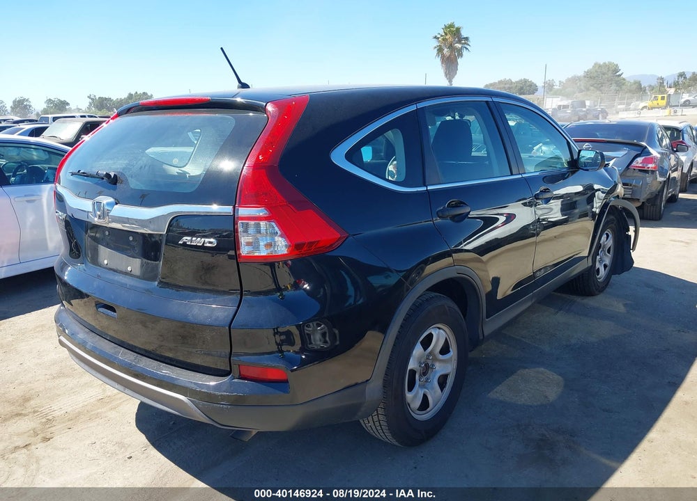 2016 HONDA CR-V LX VIN: 2HKRM4H39GH623549
