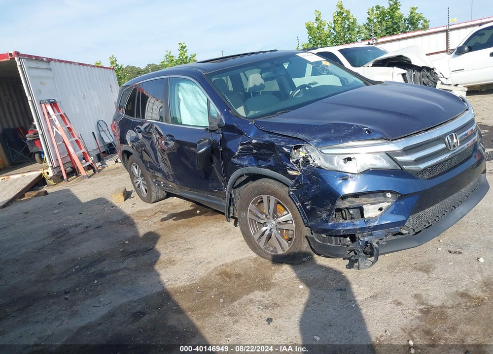 2017 HONDA PILOT EX-L VIN: 5FNYF5H51HB025050