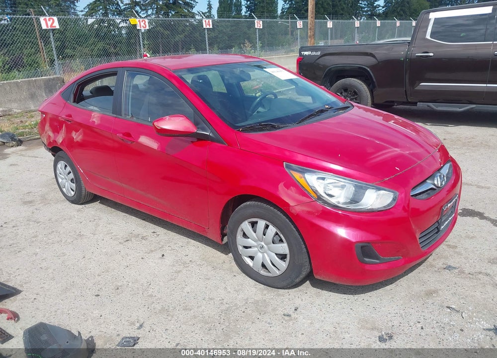 2013 HYUNDAI ACCENT GLS VIN: KMHCT4AE7DU368854