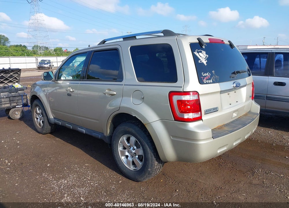 2011 FORD ESCAPE LIMITED VIN: 1FMCU9EG6BKC61065