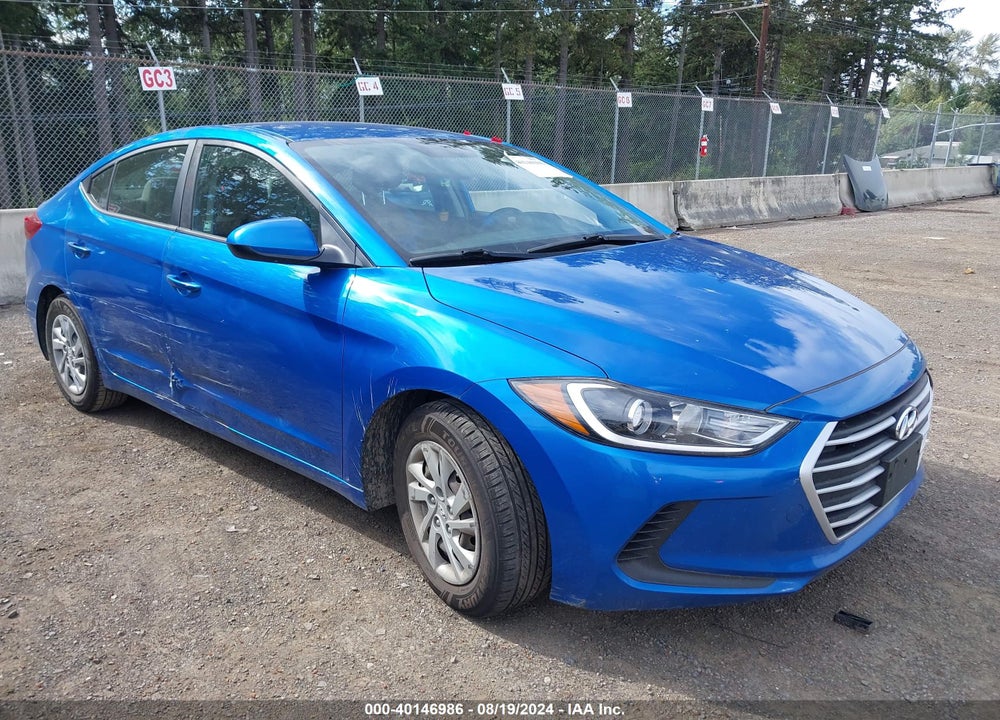 2017 HYUNDAI ELANTRA SE VIN: KMHD74LF2HU410741