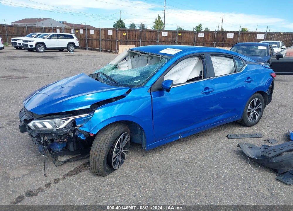 2022 NISSAN SENTRA SV XTRONIC CVT VIN: 3N1AB8CV1NY266017