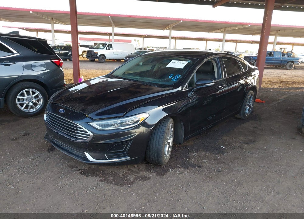 2019 FORD FUSION SEL VIN: 3FA6P0CD1KR238470