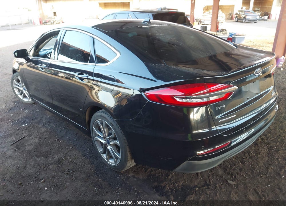 2019 FORD FUSION SEL VIN: 3FA6P0CD1KR238470