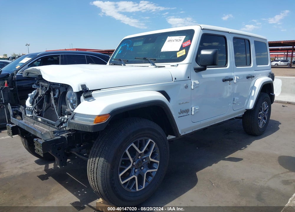 2024 JEEP WRANGLER 4-DOOR SAHARA 4X4 VIN: 1C4PJXEG7RW261601
