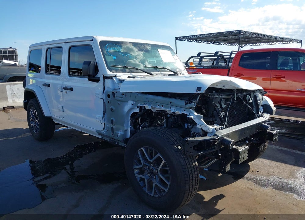 2024 JEEP WRANGLER 4-DOOR SAHARA 4X4 VIN: 1C4PJXEG7RW261601