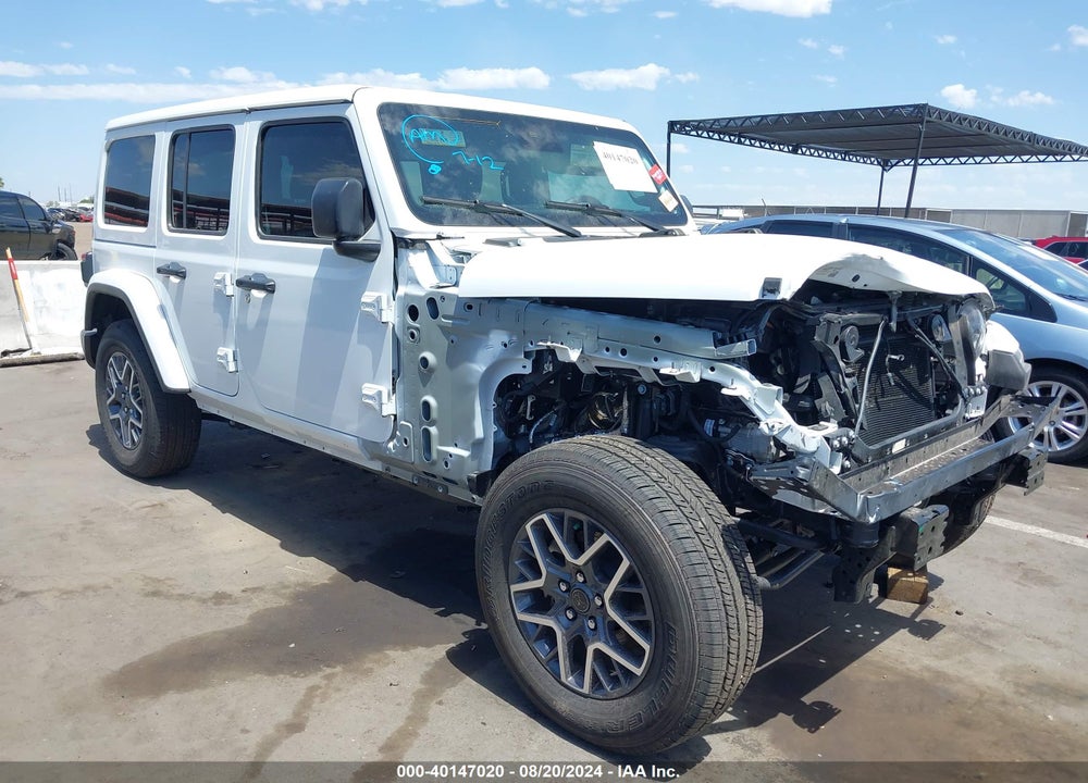 2024 JEEP WRANGLER 4-DOOR SAHARA 4X4 VIN: 1C4PJXEG7RW261601