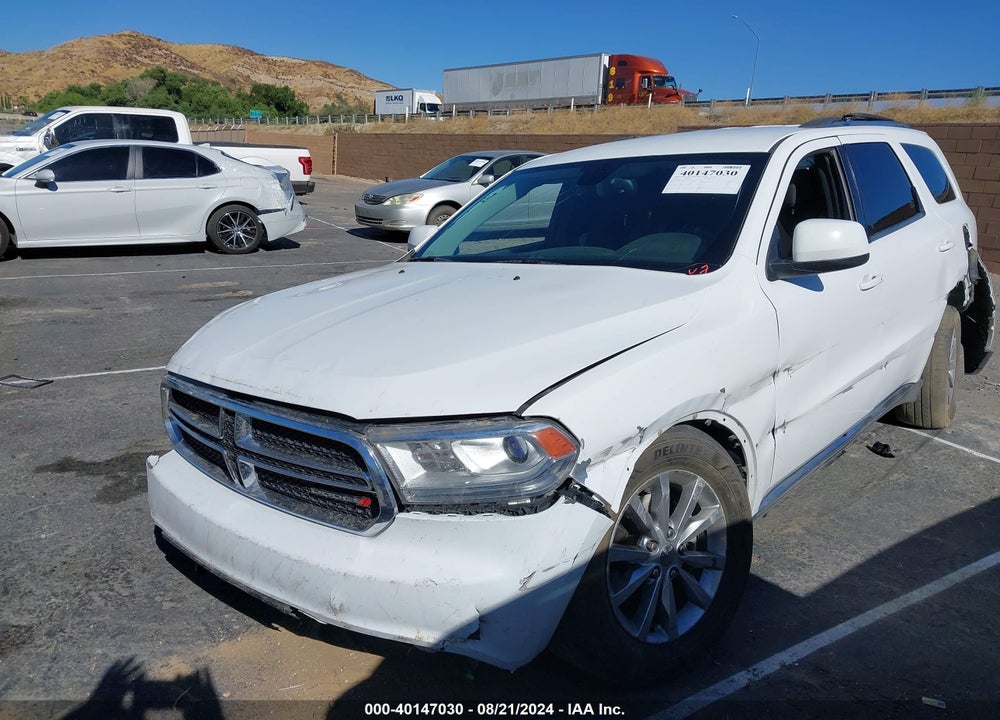 2016 DODGE DURANGO SXT VIN: 1C4RDHAG4GC502833
