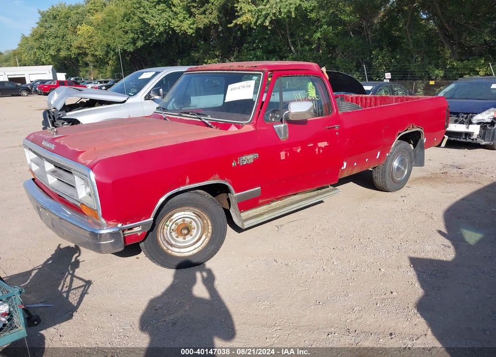 1990 DODGE D-SERIES D200/D250 VIN: 1B7KE26Z9LS722054