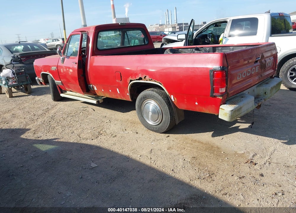 1990 DODGE D-SERIES D200/D250 VIN: 1B7KE26Z9LS722054