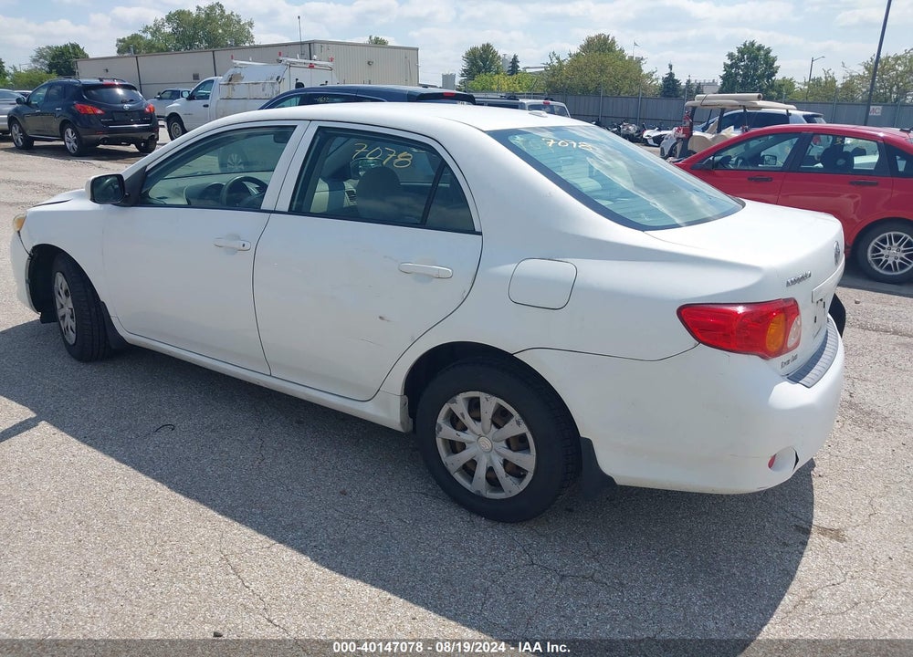 2009 TOYOTA COROLLA LE VIN: JTDBL40E799091103