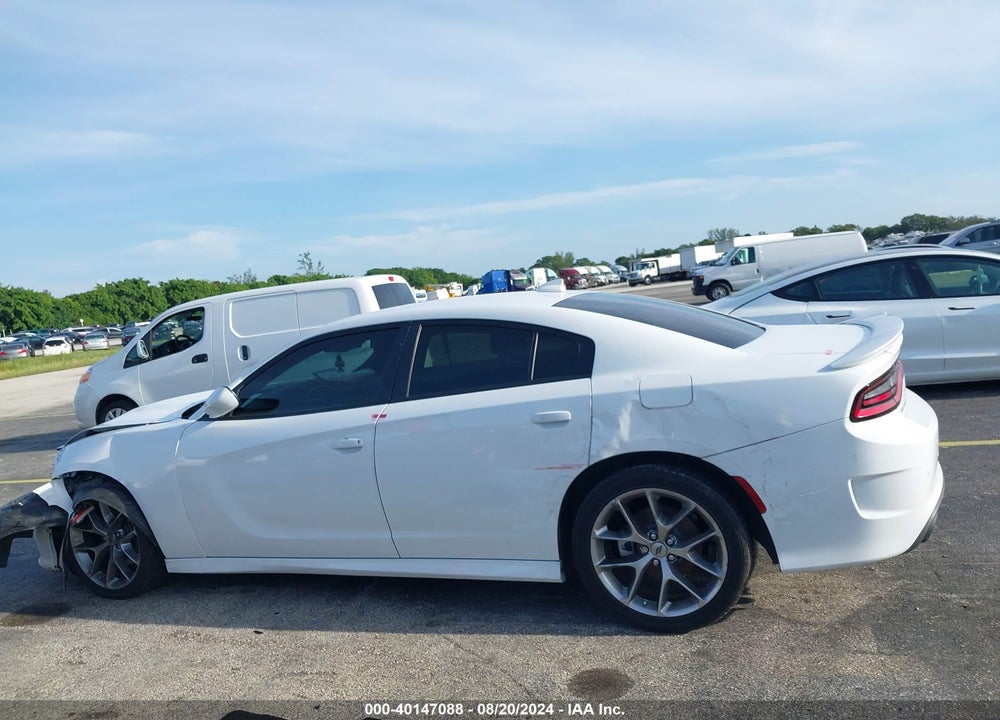 2022 DODGE CHARGER GT RWD VIN: 2C3CDXHG4NH197998