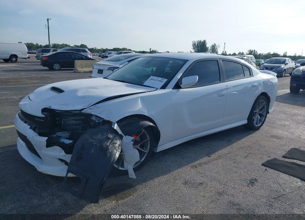 2022 DODGE CHARGER GT RWD VIN: 2C3CDXHG4NH197998