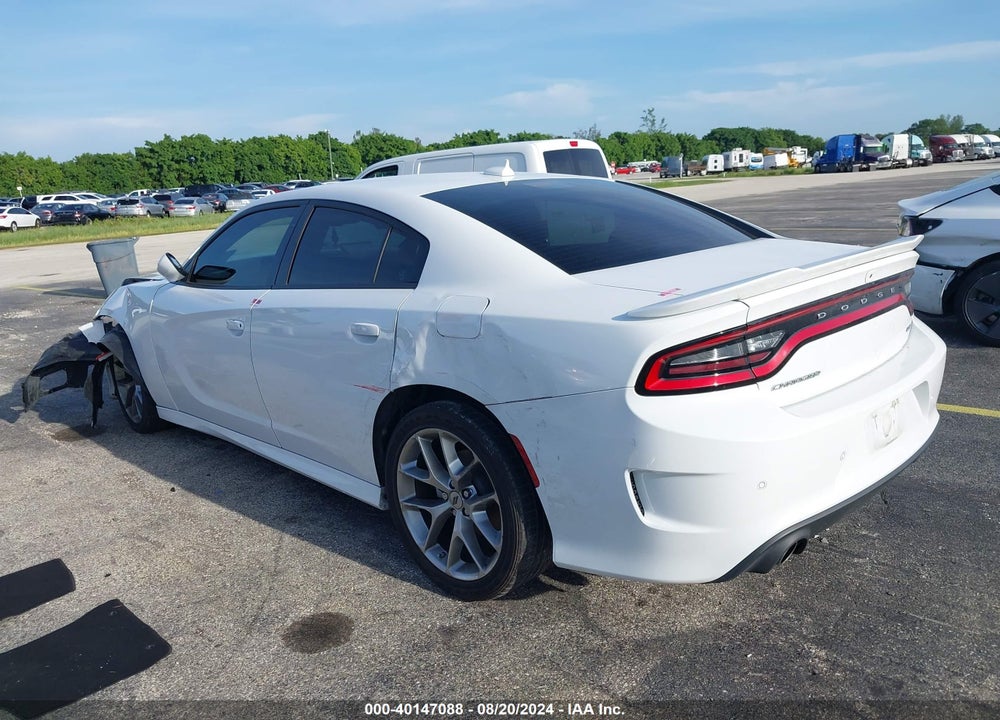 2022 DODGE CHARGER GT RWD VIN: 2C3CDXHG4NH197998