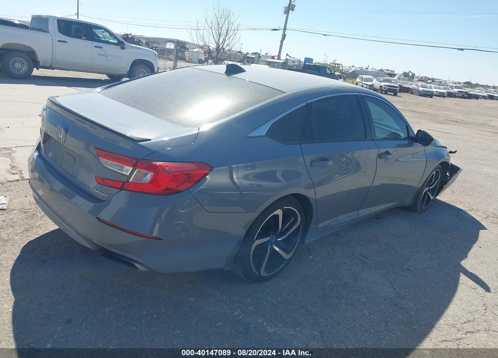 2022 HONDA ACCORD SPORT VIN: 1HGCV1F36NA096726