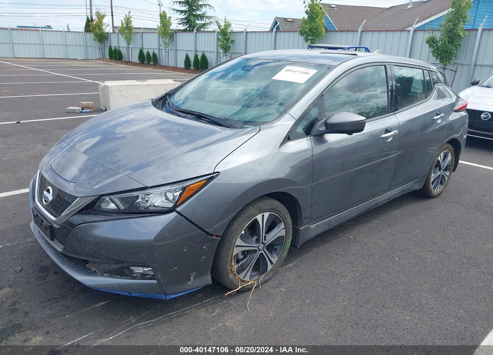 2021 NISSAN LEAF SL PLUS 62 KWH VIN: 1N4BZ1DV1MC555723