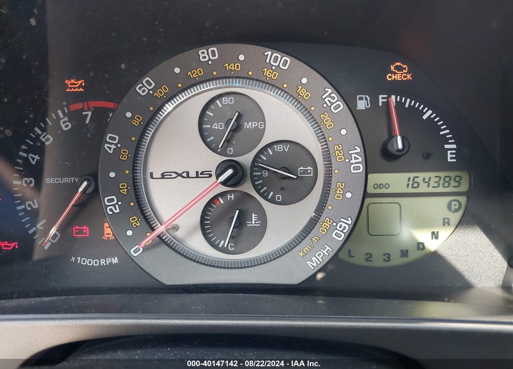 2001 LEXUS IS 300 VIN: JTHBD182710005916