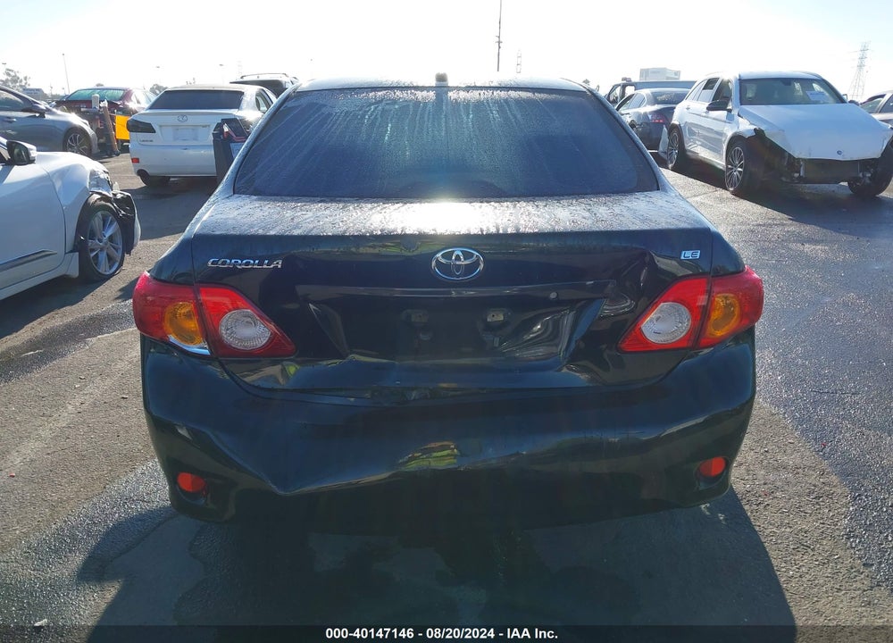 2009 TOYOTA COROLLA LE VIN: JTDBL40E79J015492