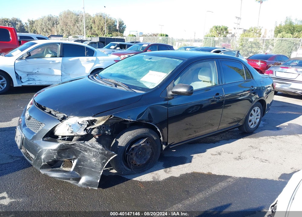 2009 TOYOTA COROLLA LE VIN: JTDBL40E79J015492