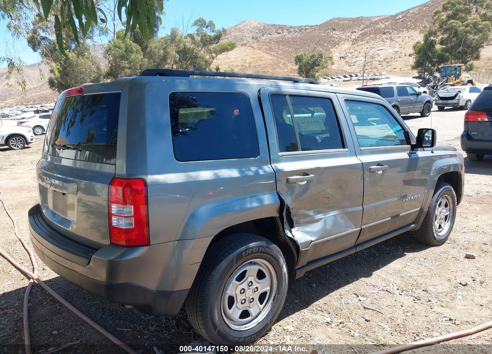 2012 JEEP PATRIOT SPORT VIN: 1C4NJPBA2CD575201