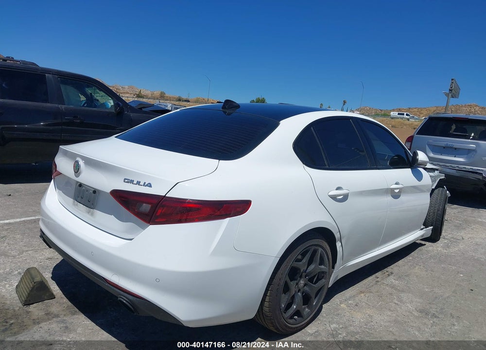 2022 ALFA ROMEO GIULIA TI RWD VIN: ZARFAMBN9N7665118