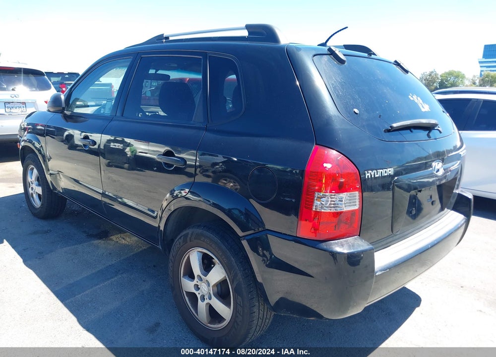2007 HYUNDAI TUCSON VIN: KM8JM12B37U522553