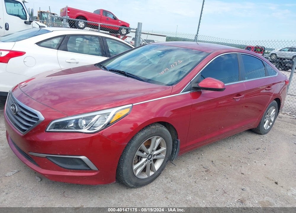 2016 HYUNDAI SONATA SE VIN: 5NPE24AF8GH324644