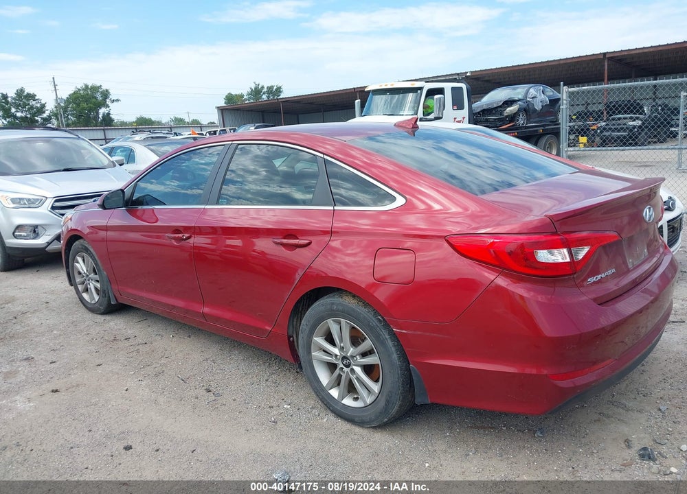 2016 HYUNDAI SONATA SE VIN: 5NPE24AF8GH324644