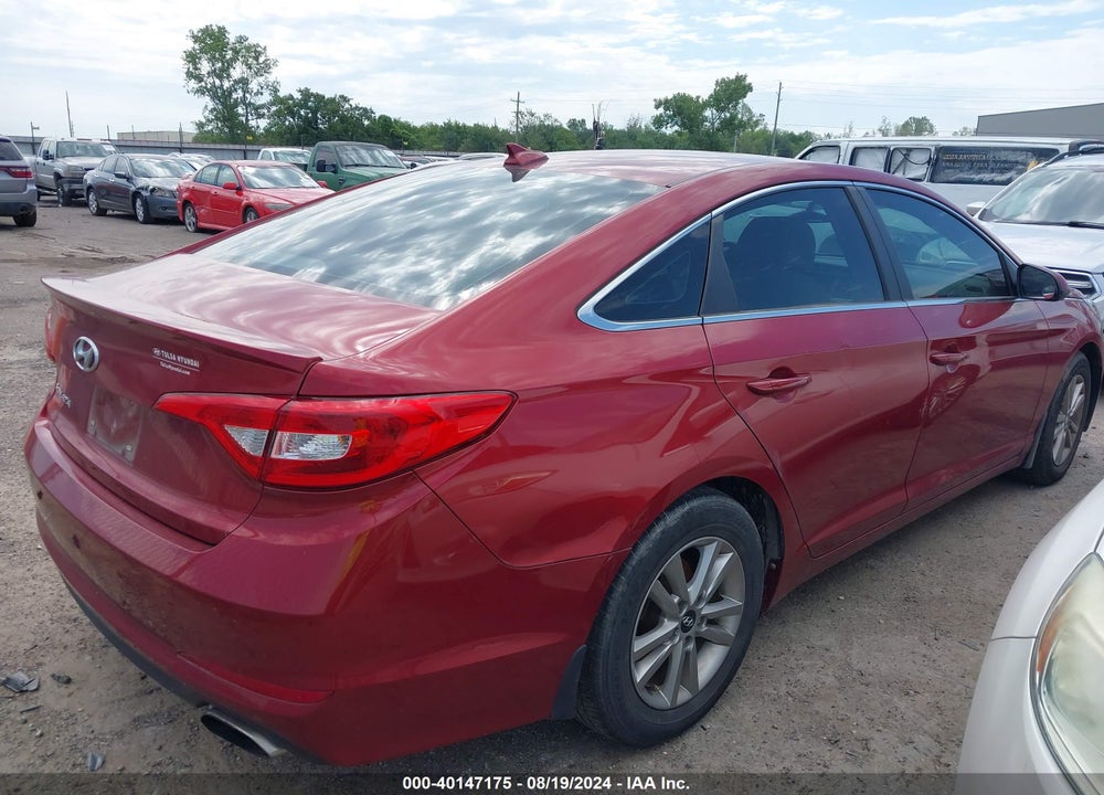 2016 HYUNDAI SONATA SE VIN: 5NPE24AF8GH324644