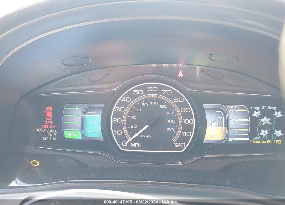 2012 LINCOLN MKZ HYBRID VIN: 3LNDL2L35CR824425