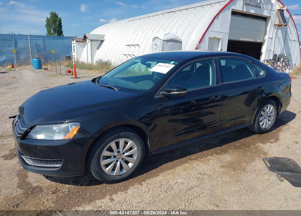 2012 VOLKSWAGEN PASSAT 2.5L S VIN: 1VWAH7A36CC087658