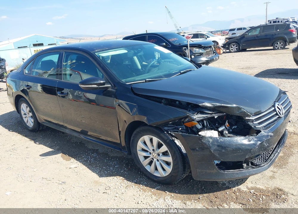 2012 VOLKSWAGEN PASSAT 2.5L S VIN: 1VWAH7A36CC087658