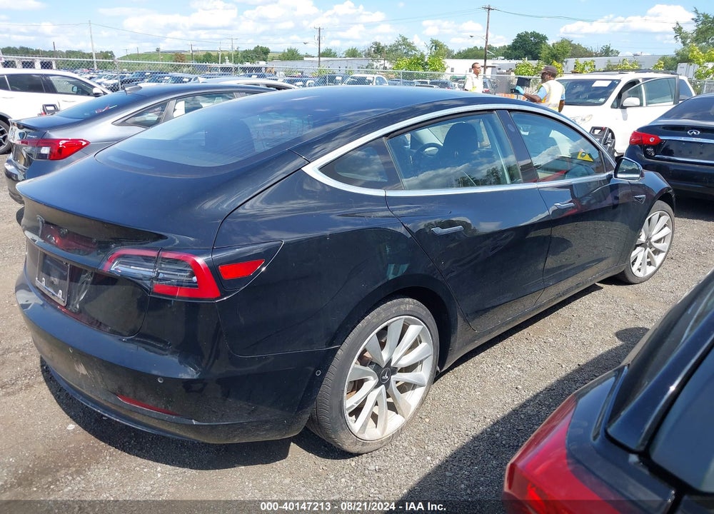 2018 TESLA MODEL 3 LONG RANGE/MID RANGE VIN: 5YJ3E1EA4JF046844