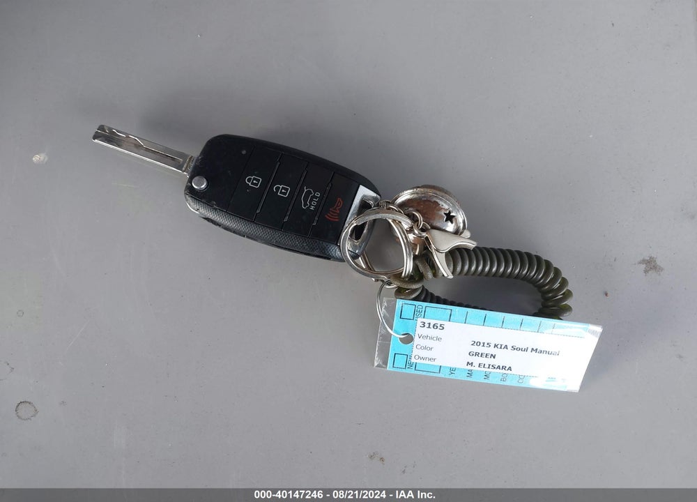 2015 KIA SOUL VIN: KNDJN2A2XF7753729