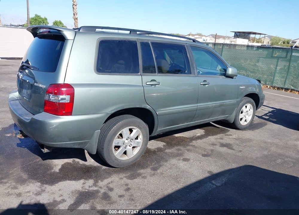 2004 TOYOTA HIGHLANDER LIMITED V6 VIN: JTEEP21A640064629