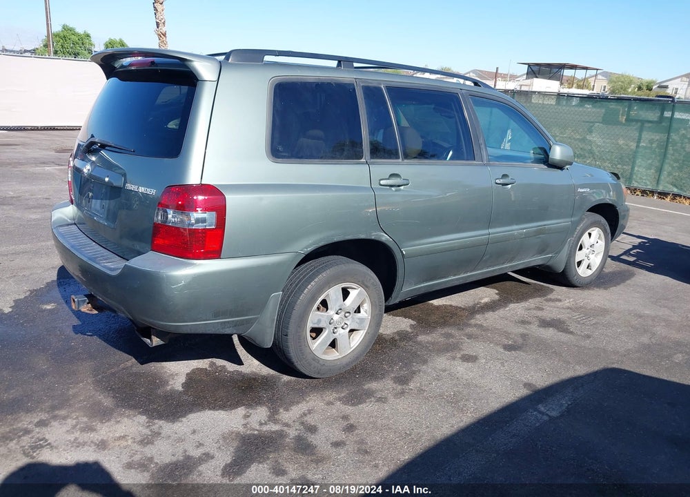2004 TOYOTA HIGHLANDER LIMITED V6 VIN: JTEEP21A640064629
